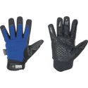 Gant de protection hiver Freezer,Taille 10, noir/bleu