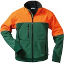 Veste forestière Sanddorn, Softshell,Gr.L,vert /orange