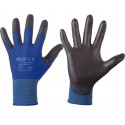 Gant de protection Lintao PU, bleu,Taille 8 (Par 12)