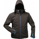 Veste Softshell avec capuche Taille L, noir