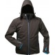 Veste Softshell avec capuche Taille XL, noir