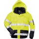 Gilet polaire Haute visibilité Siegfried, Taille L, jaune/marine