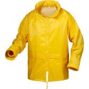 Veste de pluie Nylon/Vinyl, Taille M, jaune