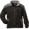 Veste Chelsea, Fleece, Taille 3XL, noir/gris