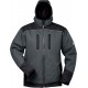 Blouson softshell Aouix, Taille 2XL, gris/noir