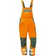 Salopette Haute visibilité METZ Taille 48, orange/gris