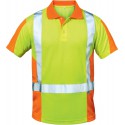 Polo-T-Shirt haute visibilité ZWOLLE Taille M, jaune/orange