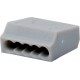 Borne enfichable VDE 5x1,5mm gris Jager (Par 100)