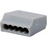 Borne enfichable VDE 3x2,5mm gris Jager (Par 100)