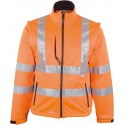 Veste softshell Haute visibilité Taille XL, orange