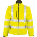 Veste softshell Haute visibilité Taille S, jaune fluo