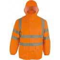 Veste de pluie RJO, Taille L, orange