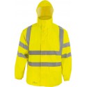 Veste de pluie RJG, Taille 3XL, jaune