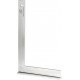 Equerre de serrurier avec butée 300x180mm Galva HP