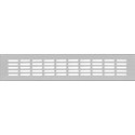 Plaque grille aération 100x600 mm, F1 rainuré 30x5 mm