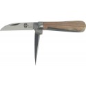 Couteau pliant 2 lames - manche bois
