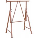 Tréteaux 1,20 m, H 1,20 - 1,95 m