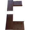 Joints francais et battants embouts SK300 blanc (Par 50)