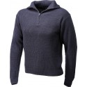 Pull-over , Avec col roulé et zip, Taille M, marine