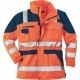 Parka haute visibilité Taille XXL, orange/bleu
