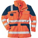 Parka haute visibilité Taille XXL, orange/bleu