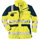 Parka haute visibilité Taille L, jaune/bleu