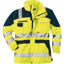 Parka haute visibilité Taille L, jaune/bleu