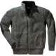 Pull zippé MEMPHIS Taille M, gris moucheté