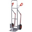 Diable alu 200 kg H 1300 mm roue gonflable 260x85 mm