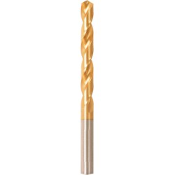 Foret hélicoïdal avec queue cylindrique, en acier à coupe rapide, type N, DIN 338, surface avec revêtement TiN, Ø h8 : 11,50 mm, Long. totale 142 mm