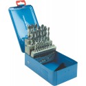 Coffret foret . D338N poli 1,0-13,0mm HSS 25 pièces Ptg