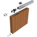 HELM 53 Set Ferrures pour portes coulissantes en bois 53 - sans rail