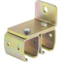 HELM 501D Manchon double fixation murale Galva