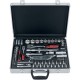 Coffret de douilles F6 en aluminium - 1/4'' - 1/2'' - 70 pcs - KS Tools 911.0670
