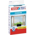 Moustiquaire pour fenetre Anthracite 1,10mx1,30m - tesa Standard / 55671-00021-02