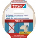 Ruban adhésif de masquage pour bords tranchants 50m x 50mm - Tesa 56532 Perfect (Par 6)