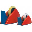 Dérouleur de scotch table 66m:25mm,rouge bleu - Tesa 57422-00000-01 Easy Cut