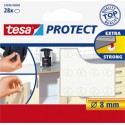 Lot de 28 Pastilles antibruit/antidérapantes Protect Ø 8 mm
