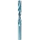 Foret hélicoïdal à queue cylindrique, en acier à coupe rapide, type H, DIN 338, surface sans revêtement, Ø h8 : 1,00 mm, Long. totale 34 mm