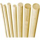 Poteau bois hetre 1 mètre rond lisse 16 mm (Par 50)