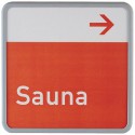 Plaques de porte, en matière plastique gris, Set 10 pièces