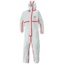 Combinaison de protection 3M - 4565, blanc/rouge Typ 4/5/6 Taille S