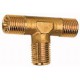 Raccord Té laiton G/R 3/8 femelle / male / femelle