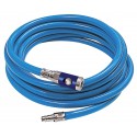 Tuyau d'air comprimé PVC avec accouplement de sécurité et le connecteur 9x2,75 -10m