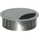 Passe-cable pour plateau de table 80mm,acier inoxydable Finish
