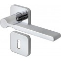 Poignée porte WC,ID-9 avec Rosetten,Chrom