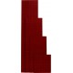 Plaque perforée 1486x457 mm rouge poupre RAL 3004