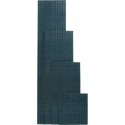 Plaque perforée 991x457 mm anthracite gris RAL7016
