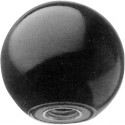 Bouton boule DIN319 40mm M10 Form E
