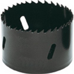 Scie cloche en acier rapide bimétal, Ø : 44 mm, Vitesse de rotation tr/mn Acier à outils/INOX 95, Vitesse de rotation tr/mn Acier de construction 195